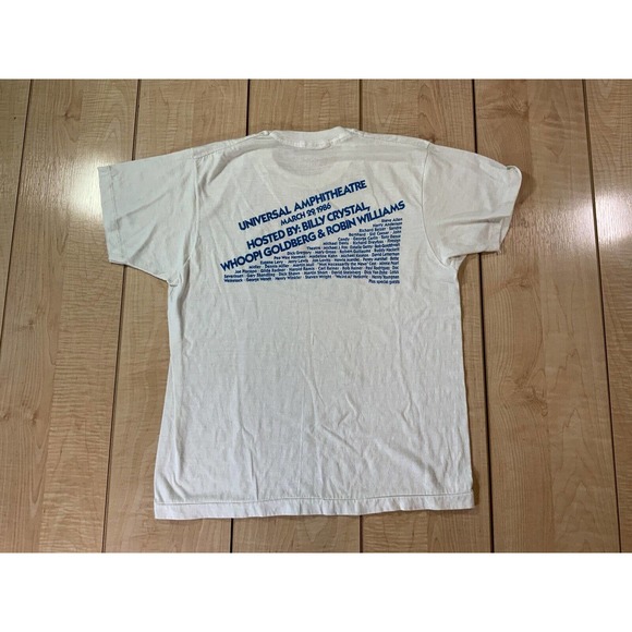 Vintage Comic Relief T Shirt XL Authentic Year One l Show 1986 - Picture 2 of 7